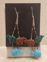 Load image into Gallery viewer, FETISH BEAR LOOPED EARRINGS - CONNIE RAMIREZ