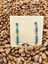 Load image into Gallery viewer, TURQUOISE INLAY EARRINGS - FERNINA MALANI
