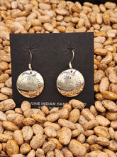 Load image into Gallery viewer, STERLING SILVER PILLOW STAMPED DISK EARRINGS  - INA NEZ
