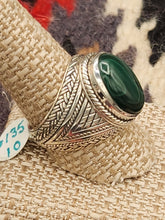 Load image into Gallery viewer, MALACHITE RING - SIZE 10
