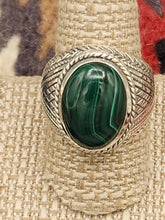 Load image into Gallery viewer, MALACHITE RING - SIZE 10