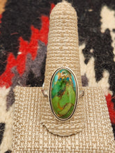 Load image into Gallery viewer, GREEN COPPER TURQUOISE RING - SIZE 11 - OVAL SHAPED