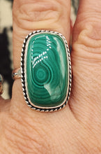 Load image into Gallery viewer, MALACHITE RING - SIZE 9