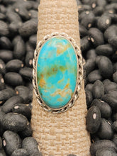 Load image into Gallery viewer, TURQUOISE RING - SIZE 6.5 - OVAL SHAPED
