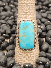 Load image into Gallery viewer, TURQUOISE RING - RECTANGLE - SIZE 7.5