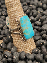 Load image into Gallery viewer, TURQUOISE RING - RECTANGLE - SIZE 7.5