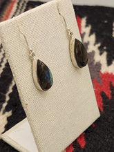 Load image into Gallery viewer, LABRADORITE TEARDROP EARRINGS