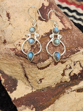 Load image into Gallery viewer, LABRADORITE EARRINGS