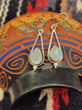 Load image into Gallery viewer, MOONSTONE TEARDROP EARRINGS