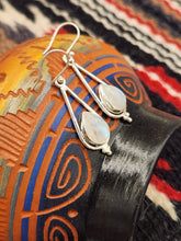 Load image into Gallery viewer, MOONSTONE TEARDROP EARRINGS