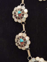 Load image into Gallery viewer, VINTAGE SUNFACE ZUNI MULTI INLAY SET - G. TSADIASI