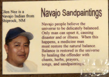 Load image into Gallery viewer, SANDPAINTING - MOTHER EARTH - GLEN NEZ