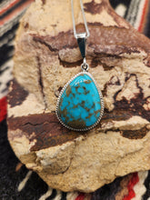 Load image into Gallery viewer, TURQUOISE TEARDROP PENDANT - SHARON McCARTHY