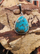 Load image into Gallery viewer, TURQUOISE TEARDROP PENDANT - SHARON McCARTHY