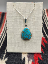 Load image into Gallery viewer, TURQUOISE TEARDROP PENDANT - SHARON McCARTHY