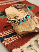 Load image into Gallery viewer, TURQUOISE 10 SLEEPING BEAUTY CUFF BRACELET- PAUL LIVINGSTON