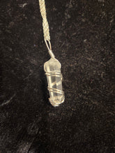 Load image into Gallery viewer, QUARTZ CRYSTAL WRAPPED CRYSTAL POINT Necklace
