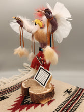 Load image into Gallery viewer, RED TAIL HAWK KACHINA - 9"
