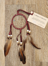 Load image into Gallery viewer, 3" DREAMCATHCHERS - available in multiple colors- Bead Colors May Vary