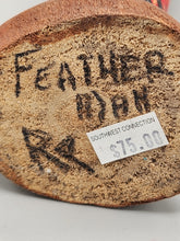 Load image into Gallery viewer, LONG HAIRED KACHINA - FEATHER MAN - ROGER PINO