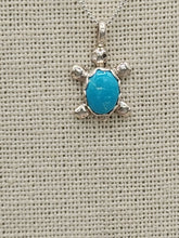 Load image into Gallery viewer, SMALL TURTLE PENDANT - ZUNI - RICHARD & TRISTA SIOW