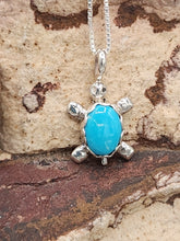 Load image into Gallery viewer, SMALL TURTLE PENDANT - ZUNI - RICHARD & TRISTA SIOW