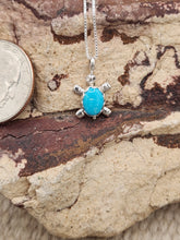 Load image into Gallery viewer, SMALL TURTLE PENDANT - ZUNI - RICHARD & TRISTA SIOW