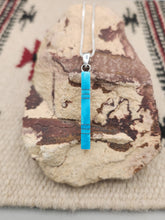 Load image into Gallery viewer, TURQUOISE INLAY PENDANT- ZUNI - MADARREL KALLESTEWA