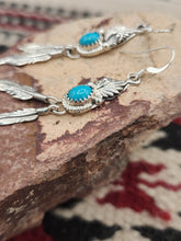 Load image into Gallery viewer, TURQUOISE EARRINGS- JUDY LARGO
