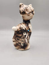 Load image into Gallery viewer, HORSEHAIR CAT POTTERY - TOM VAIL JR