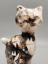 Load image into Gallery viewer, HORSEHAIR CAT POTTERY - TOM VAIL JR