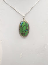 Load image into Gallery viewer, GREEN COPPER TURQUOISE NECKLACE
