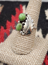 Load image into Gallery viewer, GREEN TURQUOISE RING - JULIA ETSITTY - SIZE 8
