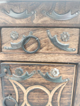 Load image into Gallery viewer, HERB CHEST /JEWELRY BOX- TRIPLE MOON