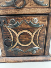 Load image into Gallery viewer, HERB CHEST /JEWELRY BOX- TRIPLE MOON