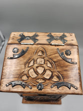 Load image into Gallery viewer, HERB CHEST/JEWELRY BOX- TRIQUETRA