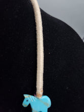 Load image into Gallery viewer, VINTAGE STACKED TURQUOISE SUNFACE KACHINA FETISH NECKLACE - ZUNI