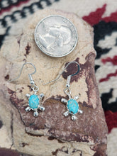 Load image into Gallery viewer, TURQUOISE TURTLE EARRINGS  - RICHARD &amp; TRISTA SIOW
