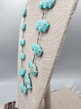 Load image into Gallery viewer, VINTAGE TURQUOISE BUFFALO FETISH NECKLACE - ZUNI