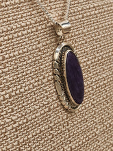 Load image into Gallery viewer, CHAROITE PENDANT- ELOISE KEE
