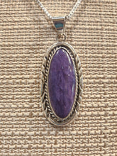 Load image into Gallery viewer, CHAROITE PENDANT- ELOISE KEE