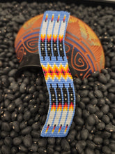 Load image into Gallery viewer, BEADED CLIP BARRETTE- LT BLUE - VALERIE BLACKIE

