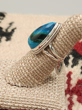 Load image into Gallery viewer, AZURITE RING - SIZE 6.5 - TEARDROP SHAPED