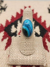 Load image into Gallery viewer, AZURITE RING - SIZE 6.5 - OVAL SHAPED
