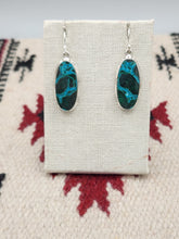 Load image into Gallery viewer, AZURITE EARRINGS - LARGE OVAL