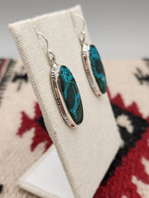 Load image into Gallery viewer, AZURITE EARRINGS - LARGE OVAL