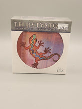 Load image into Gallery viewer, GECKO SANDSTONE COASTERS - 4 PACK