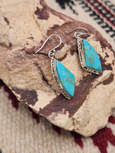 Load image into Gallery viewer, KINGMAN TURQUOISE EARRINGS