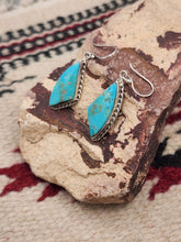 Load image into Gallery viewer, KINGMAN TURQUOISE EARRINGS