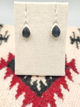 Load image into Gallery viewer, LABRADORITE TEARDROP EARRINGS